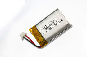 3.7V 802030 400mAh 手持便攜式超聲波儀聚合物鋰電池